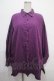画像1: REFLEM / ネクタイ付き袖ラインシャツ F パープル Y-25-04-15-025-PU-BL-SZ-ZY (1)