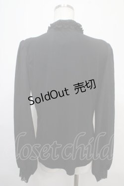 画像2: Qutie Frash / 大人パフスリーブブラウス  黒 Y-25-04-15-026-QU-BL-SZ-ZY