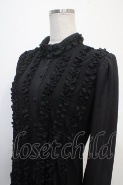 画像3: Qutie Frash / 大人パフスリーブブラウス  黒 Y-25-04-15-026-QU-BL-SZ-ZY