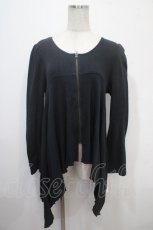 画像1: 【SALE】BPN / ジップアップイレギュラートップス M 黒 Y-25-04-15-028-GO-TO-SZ-ZT339 (1)