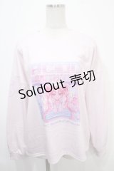 ACDC RAG / 偶像天使 ロンT  ピンク Y-25-04-15-031-PU-TO-SZ-ZY