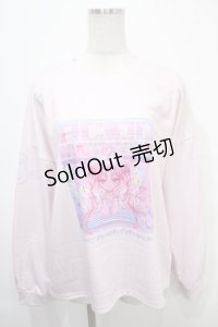 ACDC RAG / 偶像天使 ロンT  ピンク Y-25-04-15-031-PU-TO-SZ-ZY