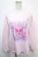 画像1: ACDC RAG / 偶像天使 ロンT  ピンク Y-25-04-15-031-PU-TO-SZ-ZY (1)