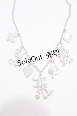 画像1: Jane Marple / トランプモチーフネックレス  シルバー Y-25-04-17-001-JM-AC-SZ-ZY