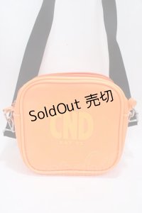 Candy Stripper / CND SQUARE SHOULDER BAG  オレンジ Y-25-04-17-064-PU-BG-SZ-ZY