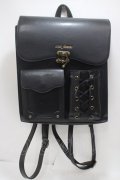 axes femme / デザインポケットサッチェル  黒 Y-25-04-17-067-AX-BG-SZ-ZY