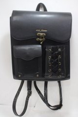 axes femme / デザインポケットサッチェル  黒 Y-25-04-17-067-AX-BG-SZ-ZY