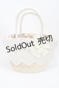 axes femme / レース×リボンかごバッグ   Y-25-04-17-073-AX-BG-SZ-ZY