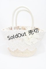 axes femme / レース×リボンかごバッグ   Y-25-04-17-073-AX-BG-SZ-ZY