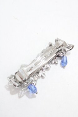 画像2: axes femme / 紫陽花モチーフバレッタ  シルバー Y-25-04-17-010-AX-AC-SZ-ZY