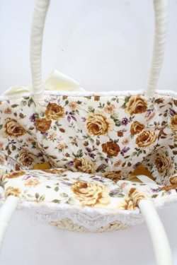 画像3: axes femme / レース×リボンかごバッグ   Y-25-04-17-073-AX-BG-SZ-ZY