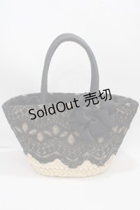 axes femme / レース×リボンかごバッグ   Y-25-04-17-074-AX-BG-SZ-ZY