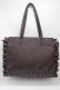 画像2: axes femme POETIQUE / レースアップA4トートバック  茶 Y-25-04-17-075-AX-BG-SZ-ZY (2)
