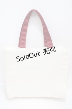 画像2: Maison de FLEUR / ガトーフレーズスクエアトートバッグ  アイボリー Y-25-04-17-076-LO-BG-SZ-ZY