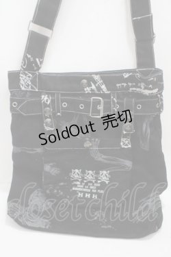 画像1: h.ANARCHY / ベルトバッグ  黒 Y-25-04-17-077-HN-BG-SZ-ZY