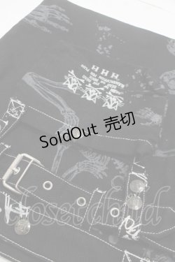画像3: h.ANARCHY / ベルトバッグ  黒 Y-25-04-17-077-HN-BG-SZ-ZY