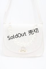 axes femme / パールハンドルバッグ  アイボリー Y-25-04-17-078-AX-BG-SZ-ZY