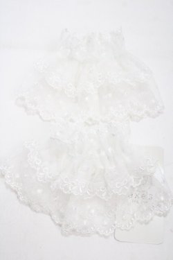 画像2: axes femme kawaii / ファンシーリボンお袖留め  白 Y-25-04-17-081-AX-ZA-SZ-ZY