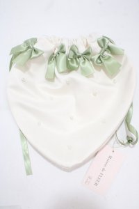 Maison de FLEUR / EC限定いちご巾着  白 Y-25-04-17-087-LO-BG-SZ-ZY