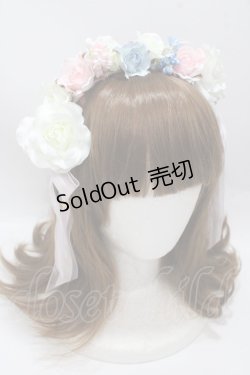 画像1: BABY,THE STARS SHINE BRIGHT / Fantasy Flower Princessお花カチューシャ  ピンク Y-25-04-17-096-BA-AC-SZ-ZY