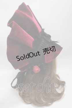 画像2: HoshibakoWorks / Rozen Maiden x HoshibakoWorks　真紅ボンネット  ベルベット Y-25-04-17-097-LO-AC-SZ-ZY