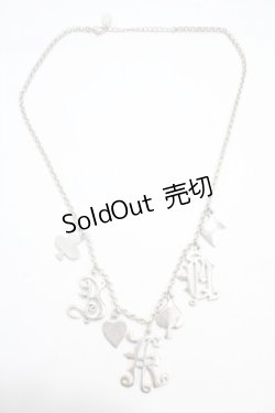 画像2: Jane Marple / トランプモチーフネックレス  シルバー Y-25-04-17-001-JM-AC-SZ-ZY