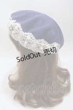 画像2: axes femme / サマーベレー 57cm 紺 Y-25-04-17-103-AX-AC-SZ-ZY