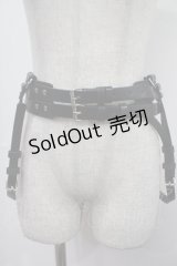 axes femme / 合皮ハーネスベルト  黒 Y-25-04-17-107-AX-ZA-SZ-ZY