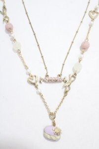 axes femme / フェミニンスイーツネックレス  ゴールド Y-25-04-17-015-AX-AC-SZ-ZY
