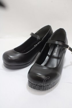 画像1: DearMyLove / お任せロリータパンプス 21cm ブラック Y-25-04-17-110-EL-SH-SZ-ZY