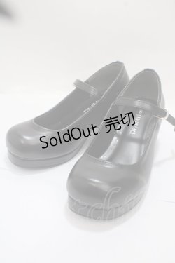 画像1: DearMyLove / お任せロリータパンプス 21cm ブラック Y-25-04-17-110-EL-SH-SZ-ZY