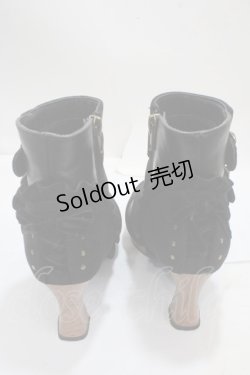 画像3: axes femme kawaii / ベルトデザインブーツ S 黒 Y-25-04-17-112-AX-SH-SZ-ZT-K022