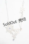 axes femme / スノーフレークネックレス  シルバー Y-25-04-17-016-AX-AC-SZ-ZY