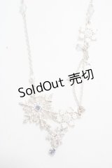 axes femme / スノーフレークネックレス  シルバー Y-25-04-17-016-AX-AC-SZ-ZY