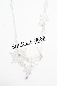 axes femme / スノーフレークネックレス  シルバー Y-25-04-17-016-AX-AC-SZ-ZY