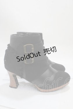 画像4: axes femme kawaii / ベルトデザインブーツ S 黒 Y-25-04-17-112-AX-SH-SZ-ZT-K022