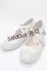 axes femme / クロスストラップパンプス L ミント Y-25-04-17-115-AX-SH-SZ-ZY