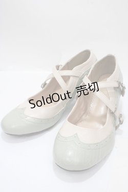 画像1: axes femme / クロスストラップパンプス L ミント Y-25-04-17-115-AX-SH-SZ-ZY