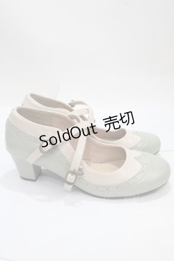 画像4: axes femme / クロスストラップパンプス L ミント Y-25-04-17-115-AX-SH-SZ-ZY