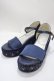 画像1: axes femme POETIQUE / SH星座刺繍サンダル L 紺 Y-25-04-17-117-AX-SH-SZ-ZY (1)