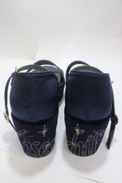 画像3: axes femme POETIQUE / SH星座刺繍サンダル L 紺 Y-25-04-17-117-AX-SH-SZ-ZY