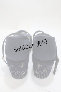 画像3: axes femme POETIQUE / SH星座刺繍サンダル L 紺 Y-25-04-17-117-AX-SH-SZ-ZY