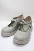 by あしながおじさん / 厚底ダブルストラップシューズ 24.0 ミント Y-25-04-17-119-LO-SH-SZ-ZY