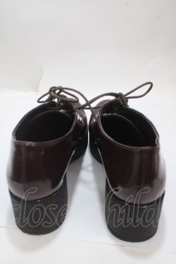 画像3: あしながおじさん / 厚底レースアップシューズ 24 ブラウン Y-25-04-17-121-PU-SH-SZ-ZY