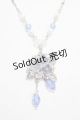 axes femme / 紫陽花モチーフネックレス  シルバー Y-25-04-17-018-AX-AC-SZ-ZY