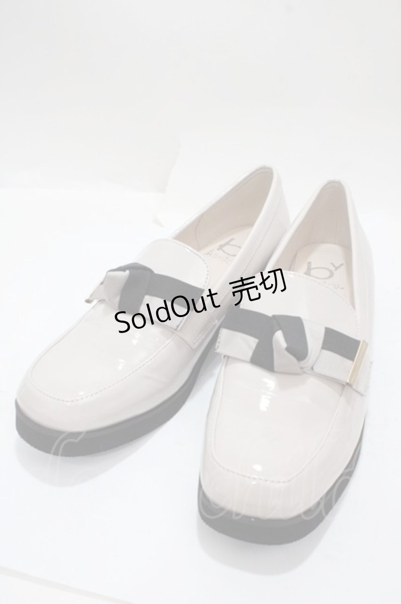 画像1: 【SALE】あしながおじさん / リボン付きローファー 24 グレー Y-25-04-17-122-PU-SH-SZ-ZTK022 (1)