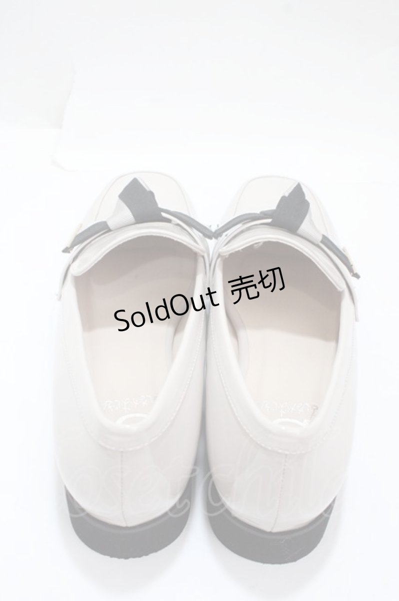 画像3: 【SALE】あしながおじさん / リボン付きローファー 24 グレー Y-25-04-17-122-PU-SH-SZ-ZTK022 (3)