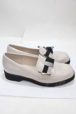 画像4: 【SALE】あしながおじさん / リボン付きローファー 24 グレー Y-25-04-17-122-PU-SH-SZ-ZTK022 (4)