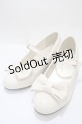 axes femme kawaii / ローヒールリボンパンプス  キナリ Y-25-04-17-123-AX-SH-SZ-ZY