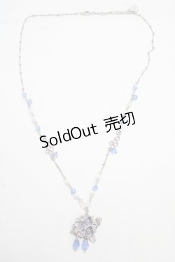画像2: axes femme / 紫陽花モチーフネックレス  シルバー Y-25-04-17-018-AX-AC-SZ-ZY